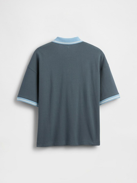 GAP Tricou polo oversize pentru copii cu logo GAP