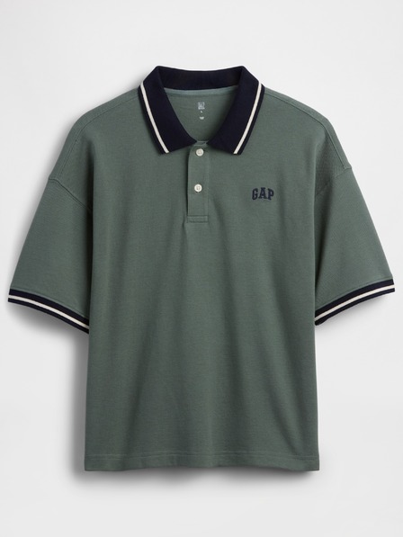 GAP Tricou polo oversize pentru copii cu logo GAP