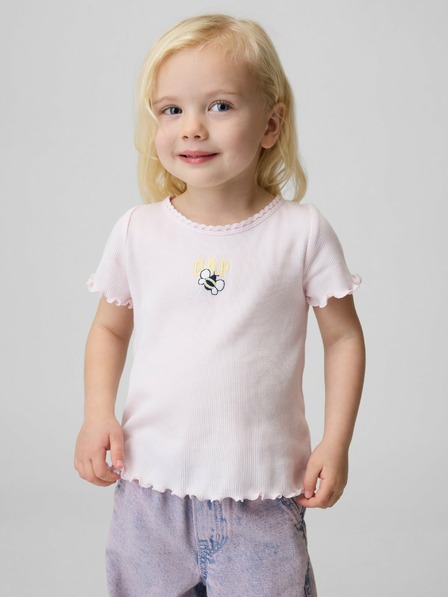 GAP Baby tricou reiat cu logo GAP