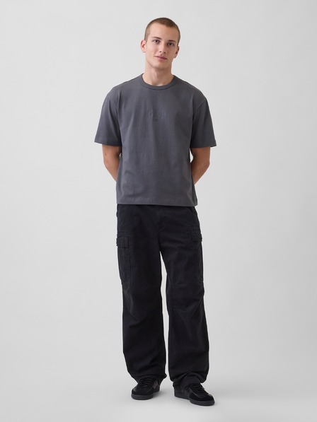 GAP Tricou crop cu logo 1969 Heavyweight GAP