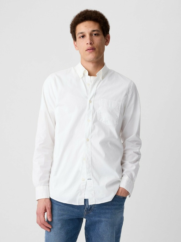 GAP Cămașă slim poplin stretch GAP