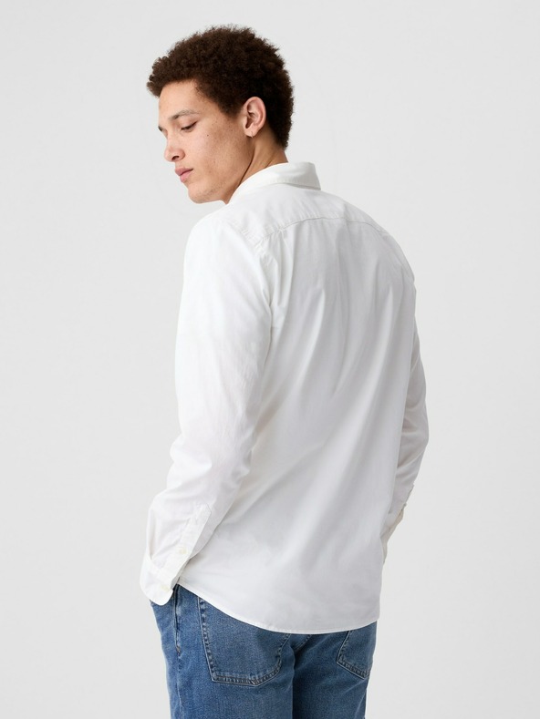 GAP Cămașă slim poplin stretch GAP