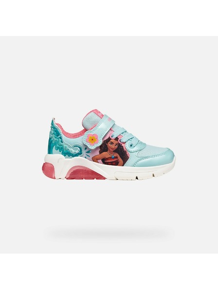 Geox Geox Fadinlight adidași turcoaz cu lumini pentru fete