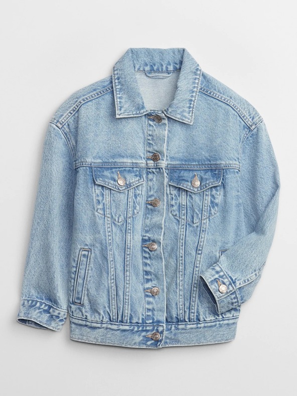 GAP Geacă din denim pentru copii GAP