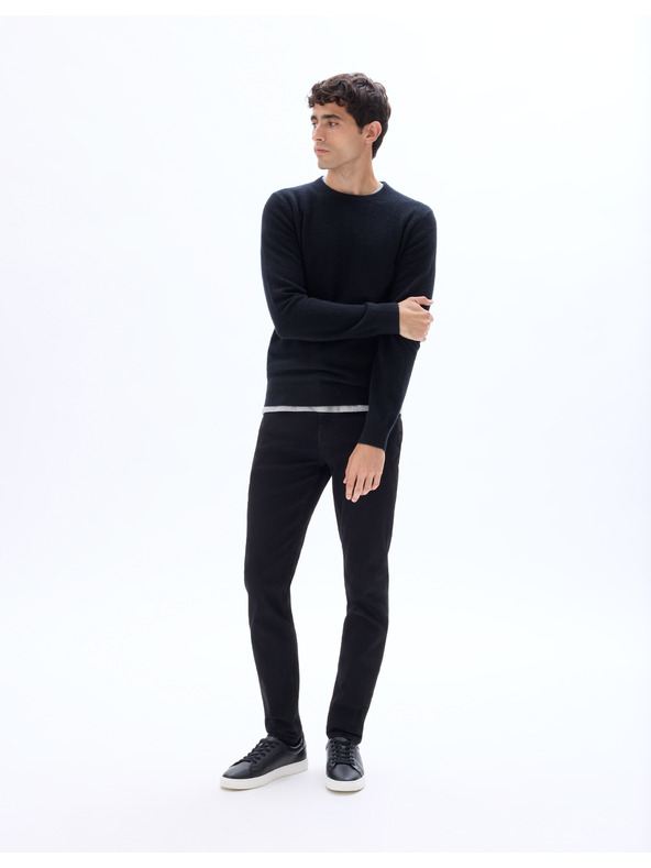 Celio Pulover negru din cașmir pentru bărbați Celio Jecloud