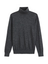 Celio Gri închis Pulover Basic cu guler înalt pentru bărbați Celio Menos