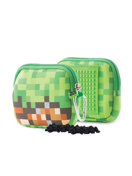 PIXIE CREW PIXIE CREW trusă pixelată verde-maro