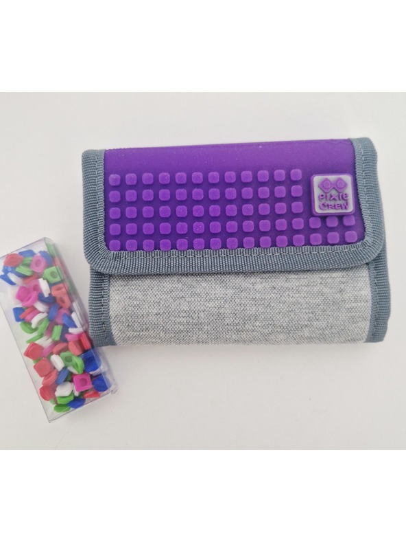 PIXIE CREW PIXIE CREW portofel creativ gri/mov