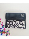 PIXIE CREW PIXIE CREW portofel creativ flori alb-negru