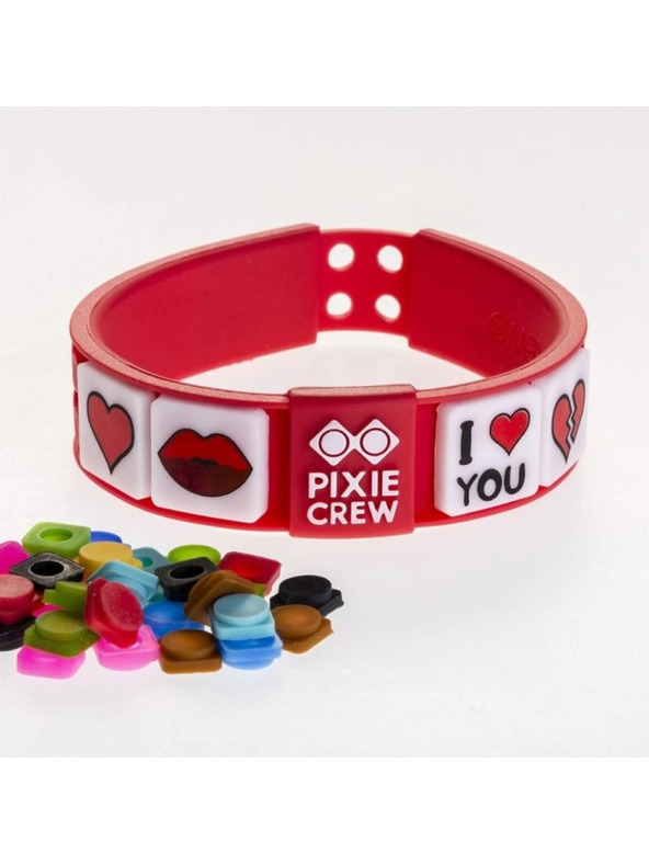 PIXIE CREW PIXIE CREW brățară romantică pixel de dragoste roșie