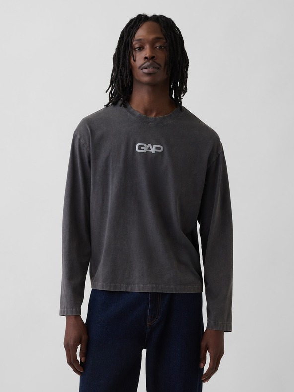GAP Tricou crop cu logo GAP