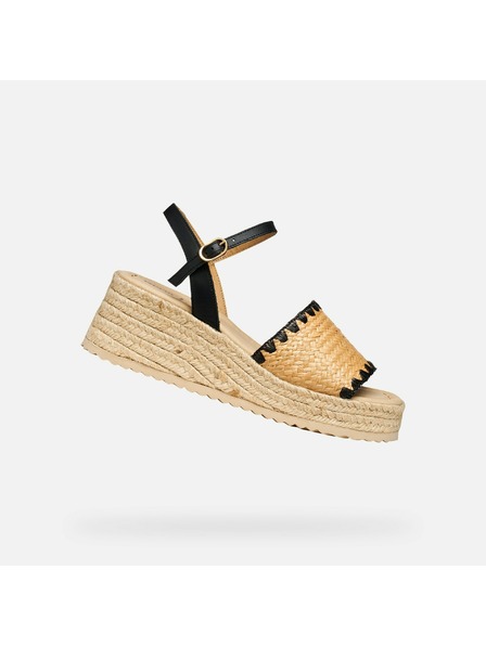 Geox Sandale negre pentru femei Geox Alemeria