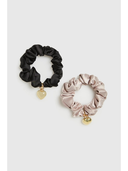 Moodo Set de 2 elastice de păr cu pandantiv Moodo