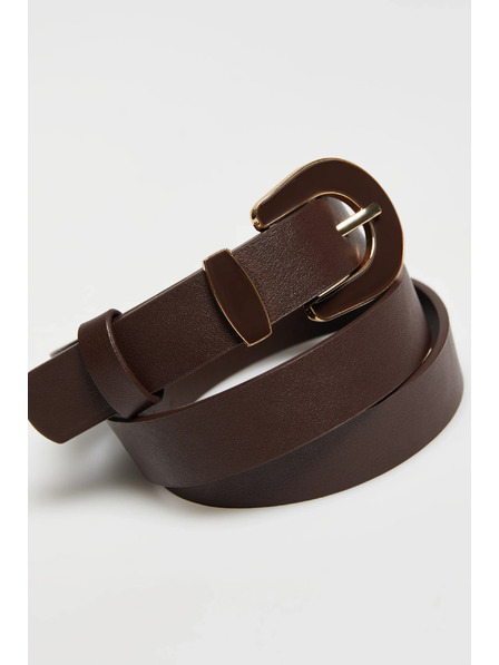 Moodo Curea cu cataramă maro Moodo