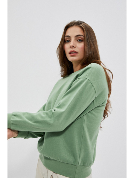 Moodo Bluză cu decolteu la spate măsliniu Moodo