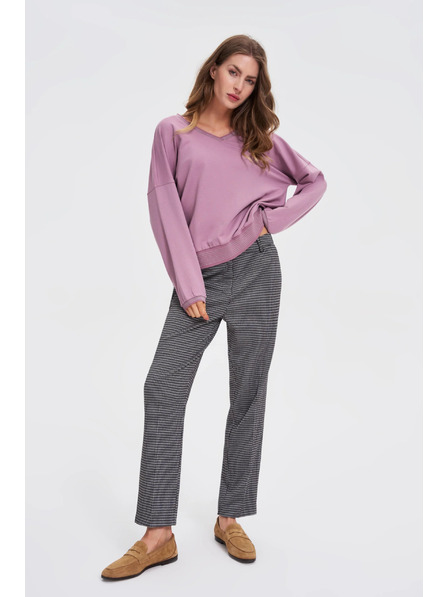 Moodo Bluză din bumbac roz Moodo