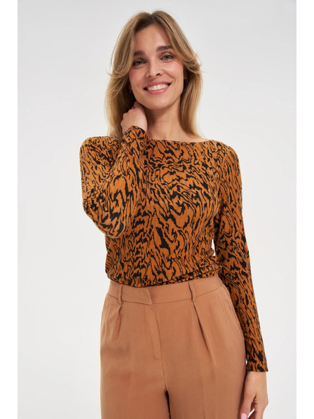 Moodo Top cu model maro Moodo