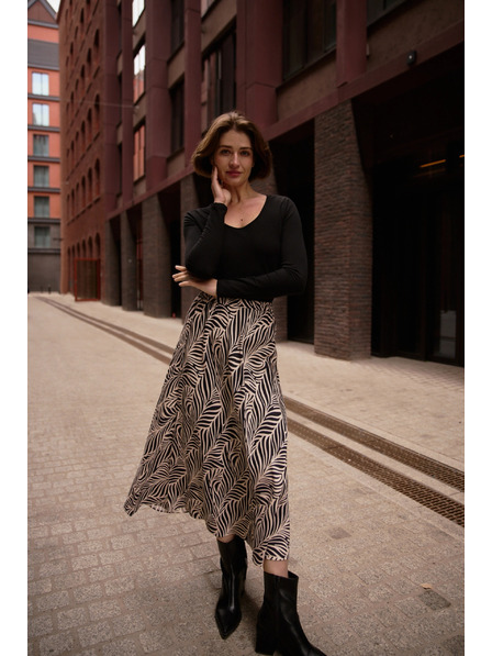 Moodo Tricou din bumbac negru Moodo