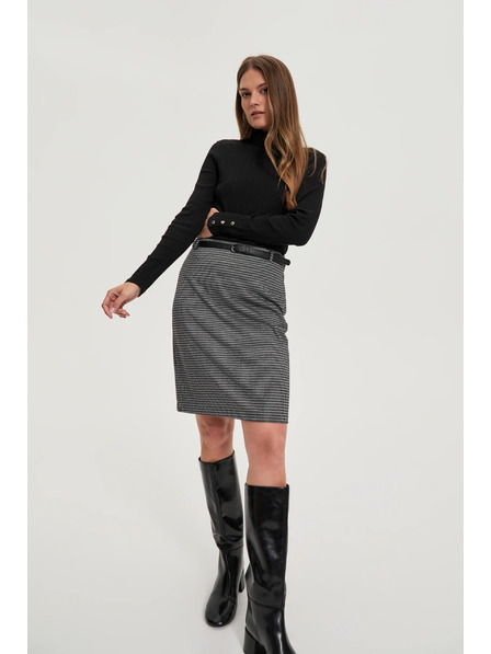 Moodo Helancă din bumbac neagră Moodo