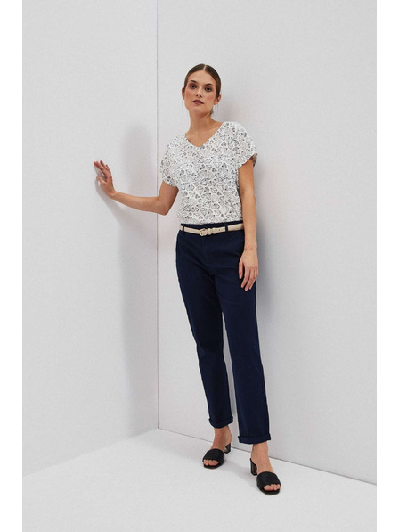 Moodo Tricou cu spate decorativ perlat Moodo