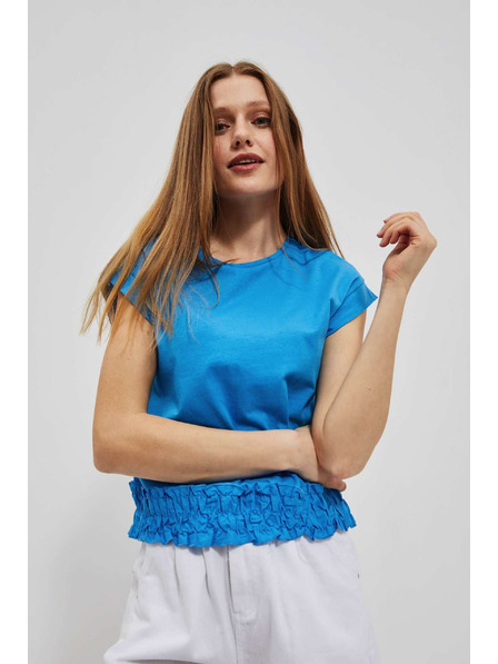 Moodo Tricou neted azur Moodo