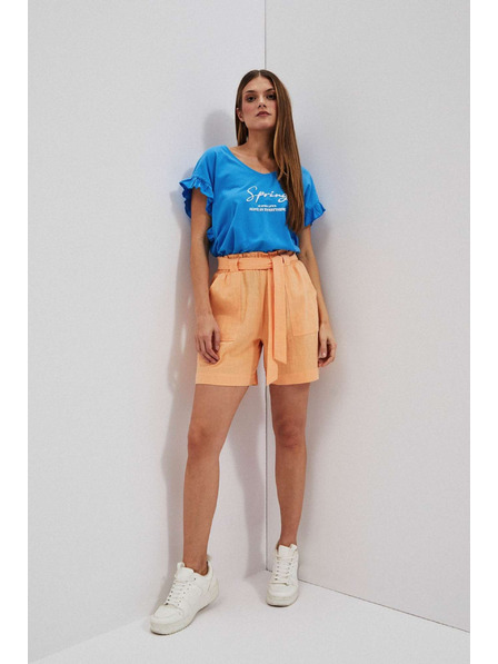 Moodo Bluză cu imprimeu și volănași pe mânecă Moodo