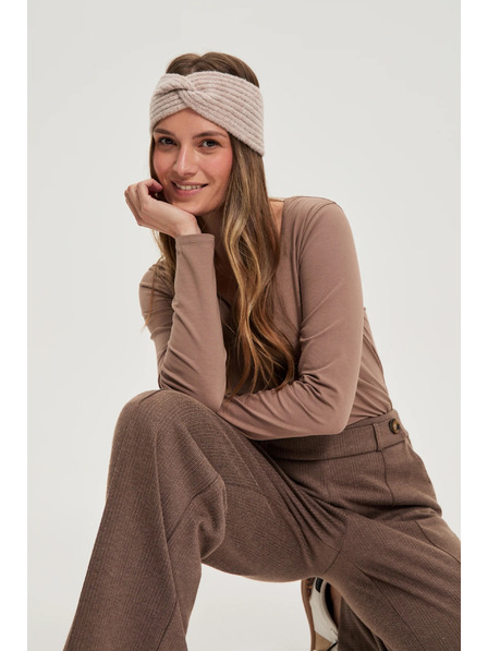 Moodo Bentița tricotată roz Moodo