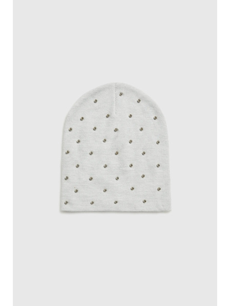 Moodo Șapcă cu mărgele gri Moodo
