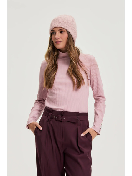 Moodo Șapcă tricotată roz Moodo