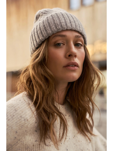Moodo Șapcă din lână gri deschis Moodo