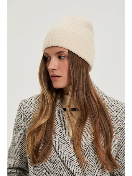 Moodo Șapcă din lână bej deschis Moodo