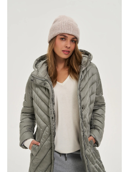 Moodo Șapcă cu amestec de lână bej Moodo