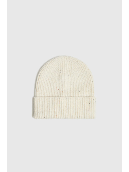 Moodo Șapcă decorată cu paiete albă Moodo