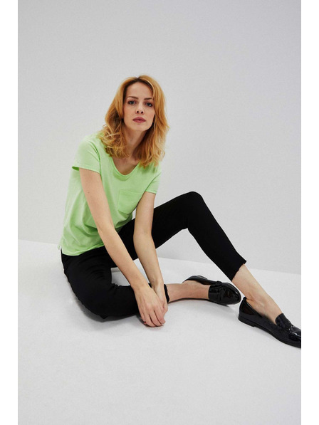 Moodo Blugi skinny cu talie medie negri Moodo