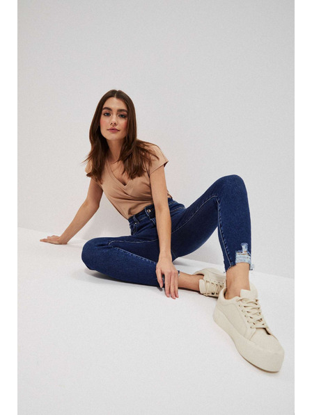 Moodo Blugi extra talie înaltă Moodo