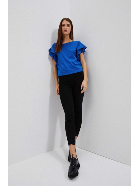 Moodo Blugi mulați cu tiv rupt Moodo