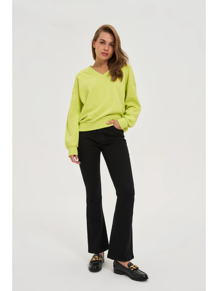 Moodo Blugi negri evazați Moodo