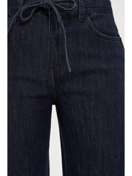 Moodo Blugi bleumarin cu tăietură largă Moodo