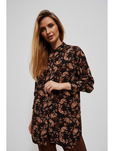 Moodo Cămașă cu imprimeu de toamnă Moodo