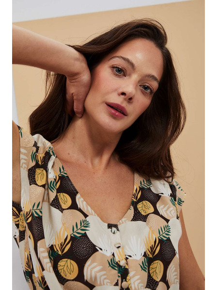 Moodo Tricou cămașă cu legătură Moodo