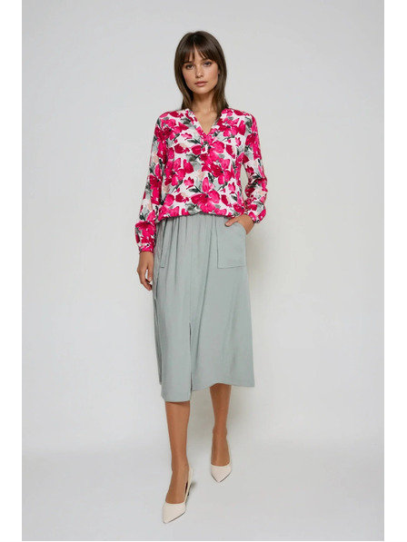 Moodo Cămașă cu model fucsia Moodo