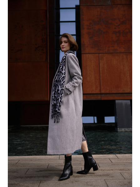 Moodo Palton lung gri Moodo