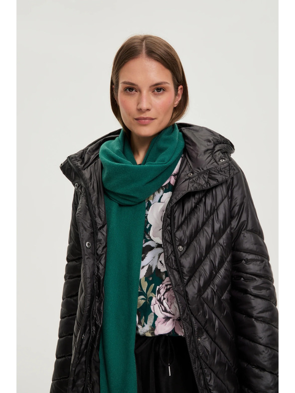 Moodo Jachetă lungă neagră Moodo