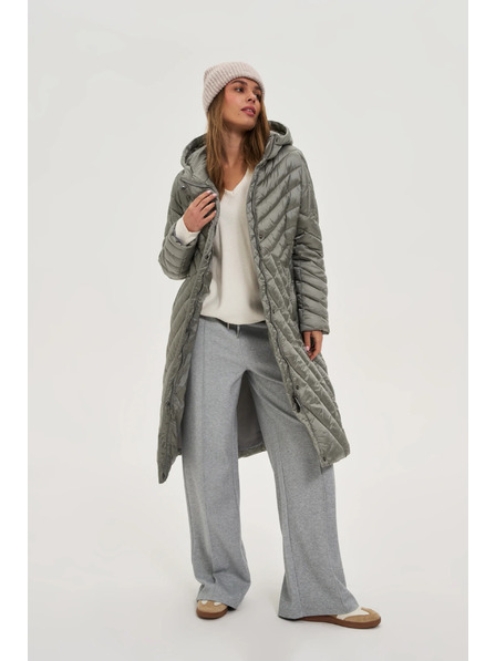 Moodo Jachetă lungă măslinie Moodo