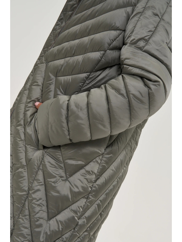 Moodo Jachetă lungă măslinie Moodo