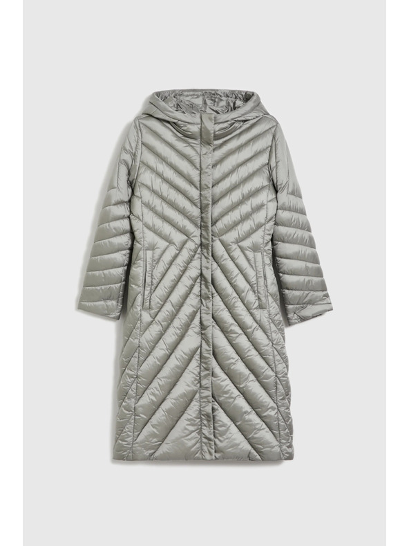 Moodo Jachetă lungă măslinie Moodo