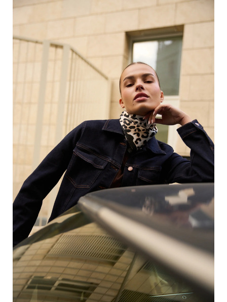 Moodo Jachetă de blugi albastru închis Moodo