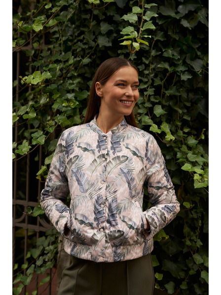 Moodo Jachetă matlasată reversibilă bej Moodo