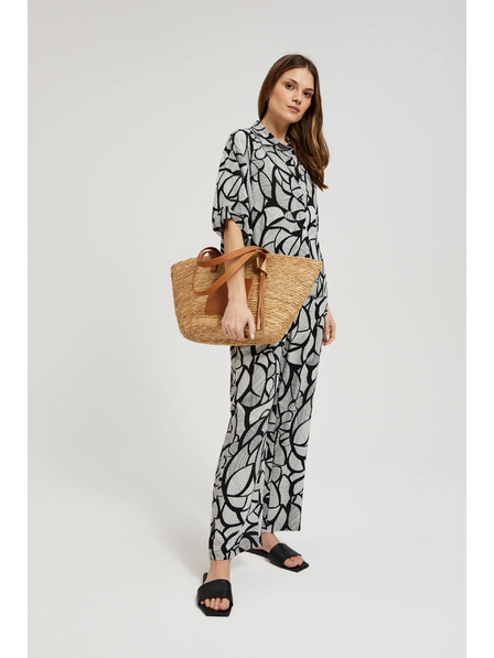 Moodo Geantă mare de umăr maro Moodo