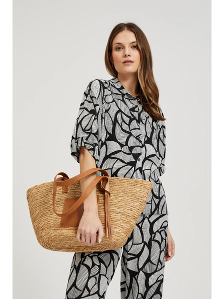 Moodo Geantă mare de umăr maro Moodo